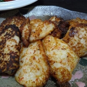 節約おかず♪はんぺんと豆腐のふわふわチーズ焼き